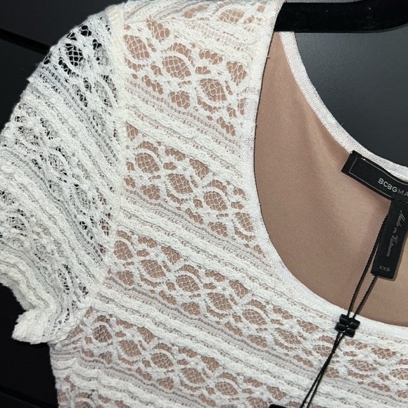 BCBGMAXAZRIA white mini dress - Picture 4 of 5